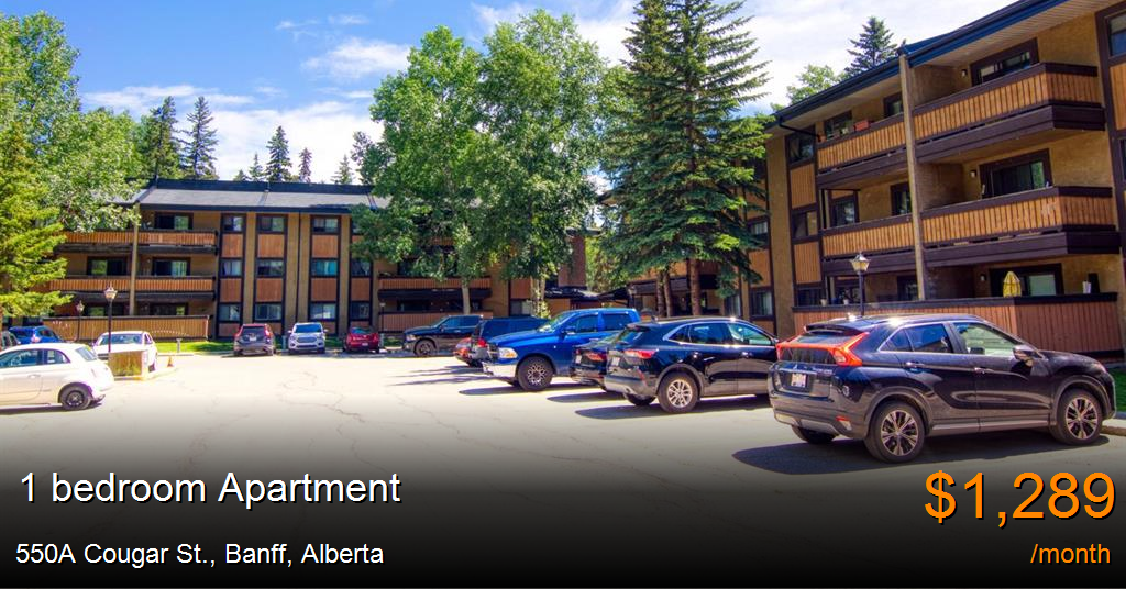 550a cougar st., banff Apartment for Rent