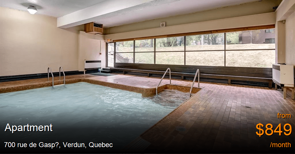 700 rue de gasp , verdun Apartment for Rent