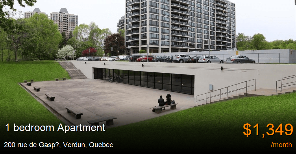 200 rue de gasp , verdun Apartment for Rent