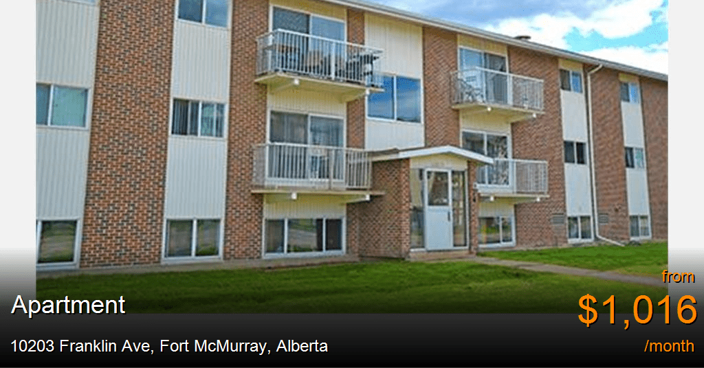 10203 Franklin Ave, Fort McMurray Apartment for Rent