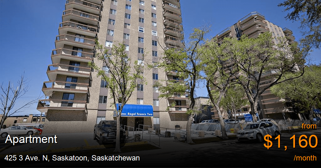 425 3 ave. n, saskatoon Apartment for Rent