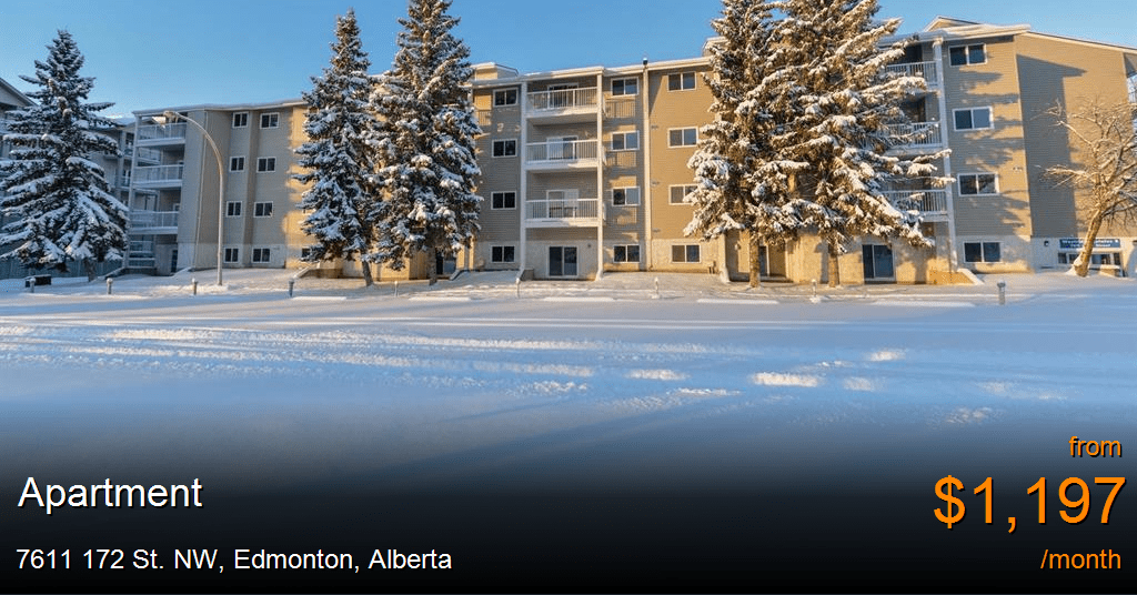 7611 172 st. nw, edmonton Apartment for Rent