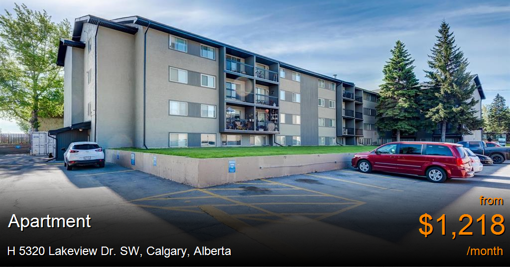 H 5320 Lakeview Dr. SW, Calgary Apartment for Rent
