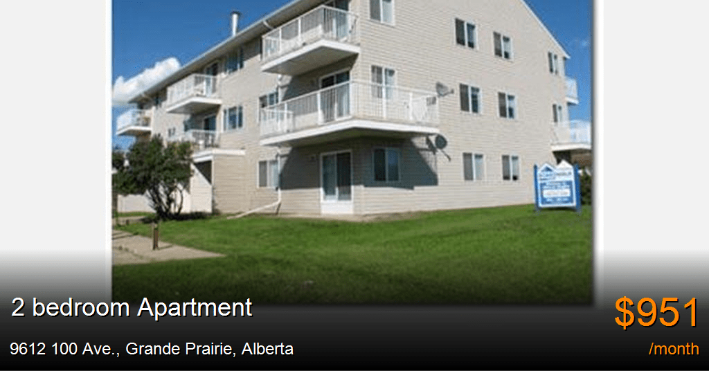 9612 100 ave., grande prairie Apartment for Rent