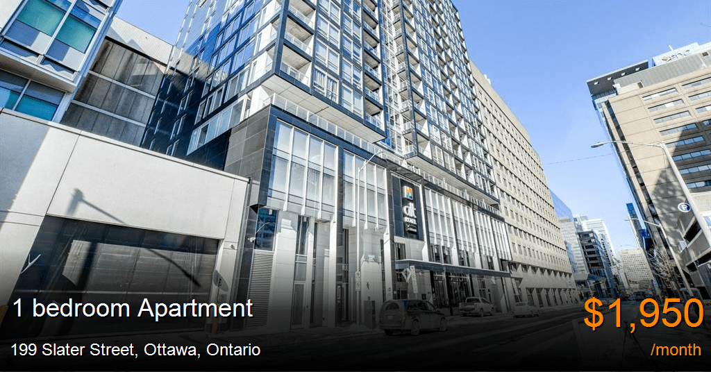 199 Slater Street, Ottawa Apartment for Rent