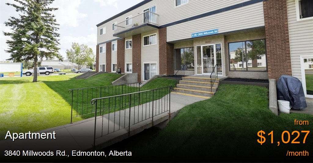 3840 Millwoods Rd., Edmonton Apartment for Rent