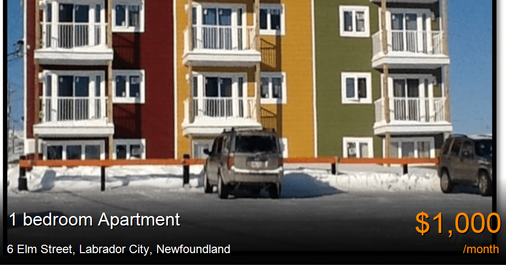 6 elm street, labrador city Apartment for Rent