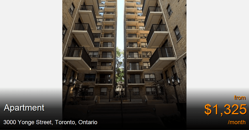 3000 yonge street, toronto Apartment for Rent