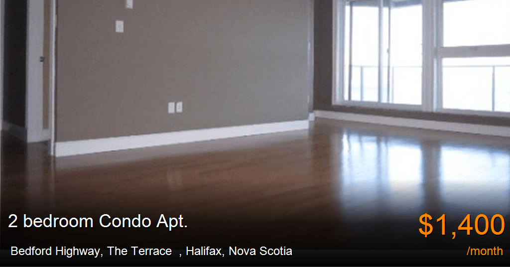 bedford highway, the terrace, halifax Condo Apt. for Rent