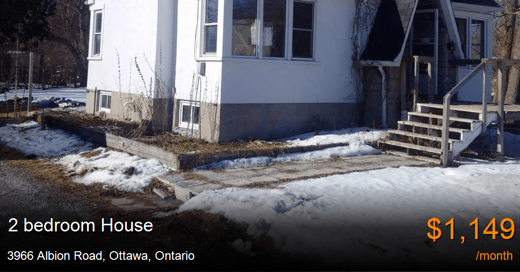3966 albion road, ottawa House for Rent