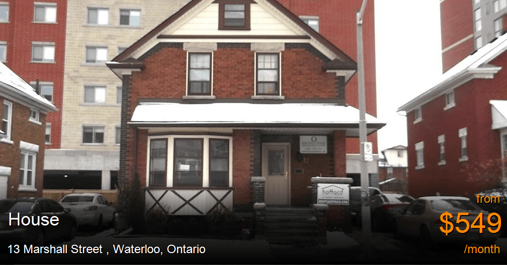 13 marshall street, waterloo House for Rent