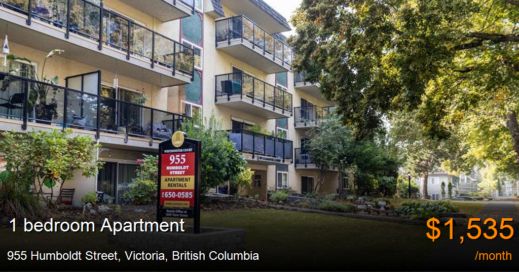 955 Humboldt Street, Victoria Apartment for Rent