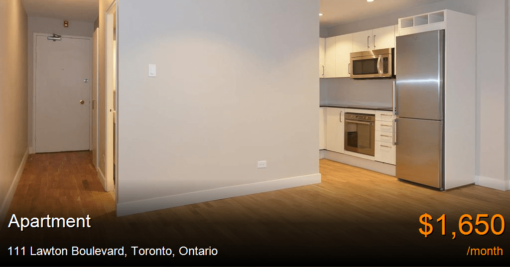 111 lawton boulevard, toronto Apartment for Rent