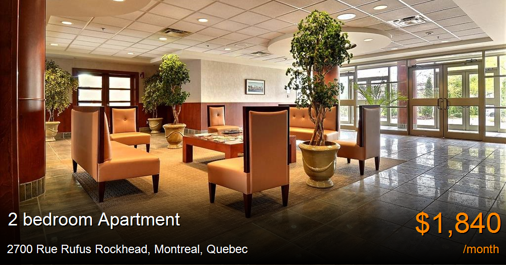 2700 rue rufus rockhead, montreal Apartment for Rent