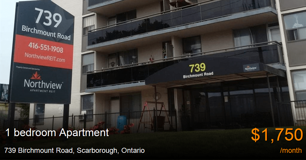 739 Birchmount Road, Scarborough Apartment for Rent
