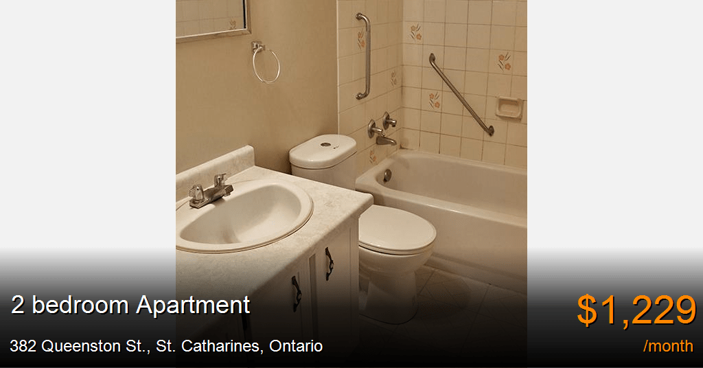 382 Queenston St., St. Catharines Apartment for Rent B116100