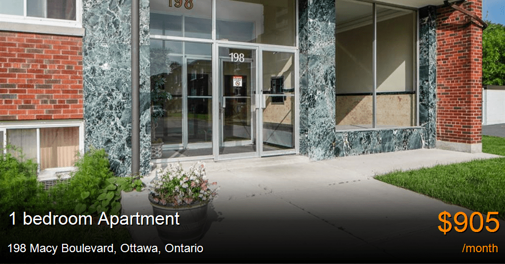198 macy boulevard, ottawa Apartment for Rent