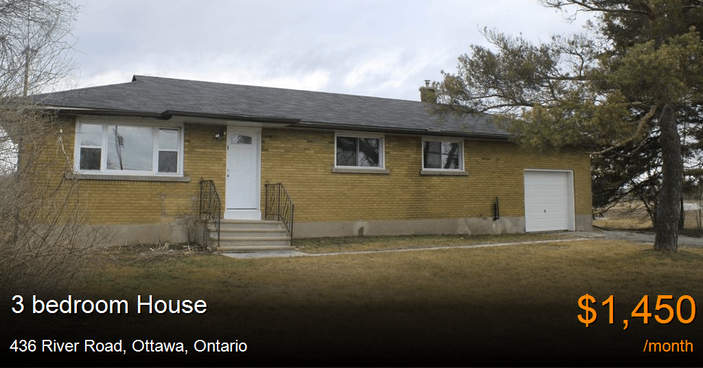 436 river road, ottawa House for Rent