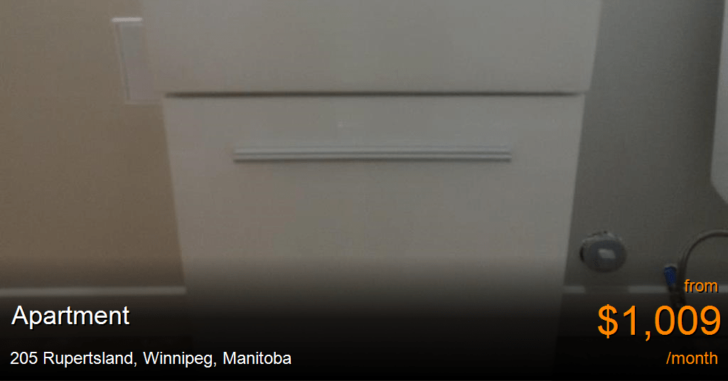 205 rupertsland, winnipeg Apartment for Rent