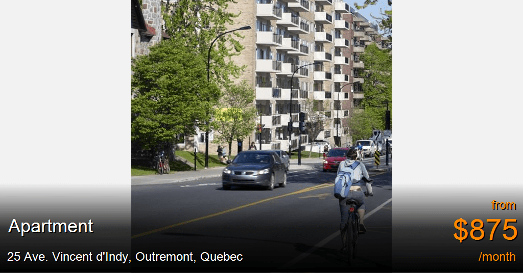 25 Ave. Vincent d'Indy, Outremont Apartment for Rent B117670