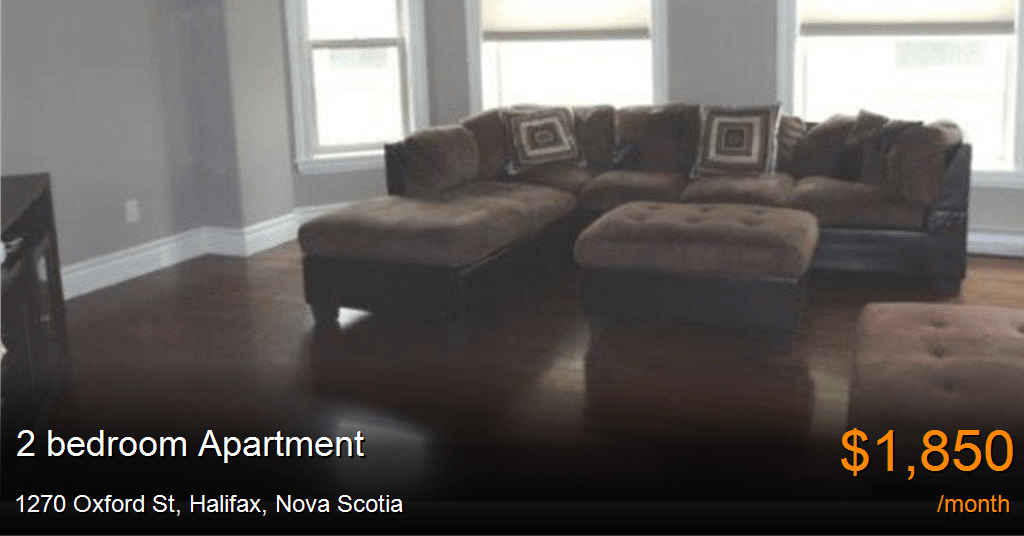 1270 oxford st, halifax Apartment for Rent