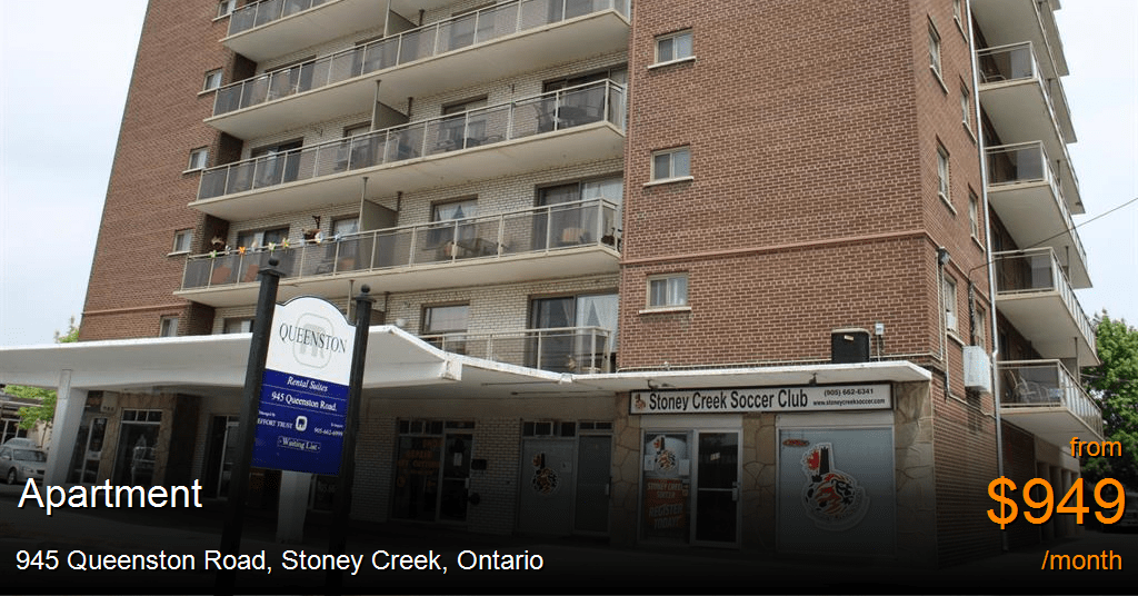 945 queenston road, stoney creek Apartment for Rent