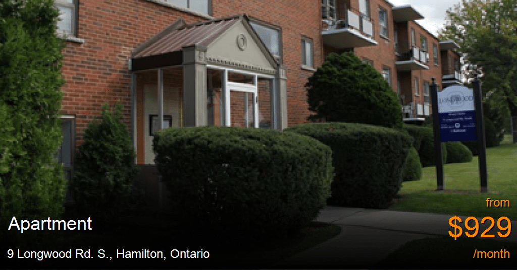 9 longwood rd. s., hamilton Apartment for Rent