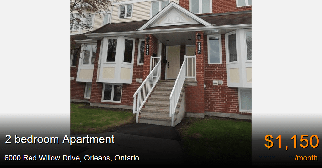 6000 red willow drive, orleans Apartment for Rent