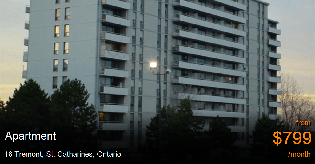 16 tremont, st. catharines Apartment for Rent