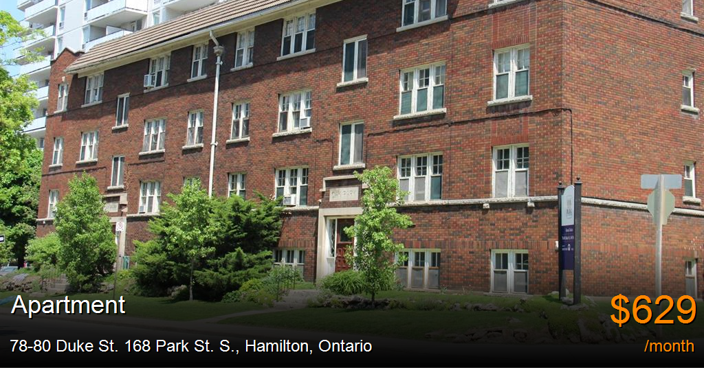 7880 duke st. 168 park st. s., hamilton Apartment for Rent