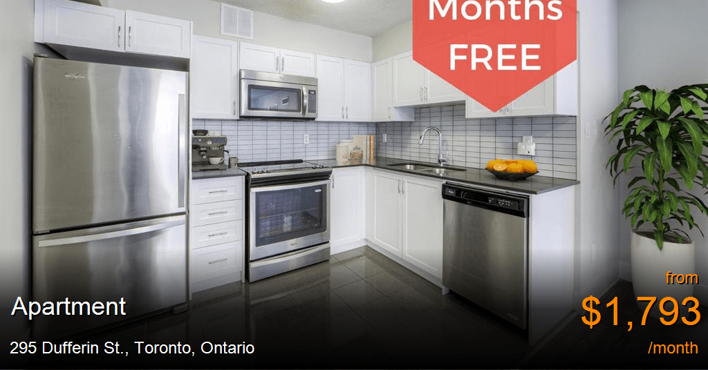 295 Dufferin St., Toronto Apartment for Rent