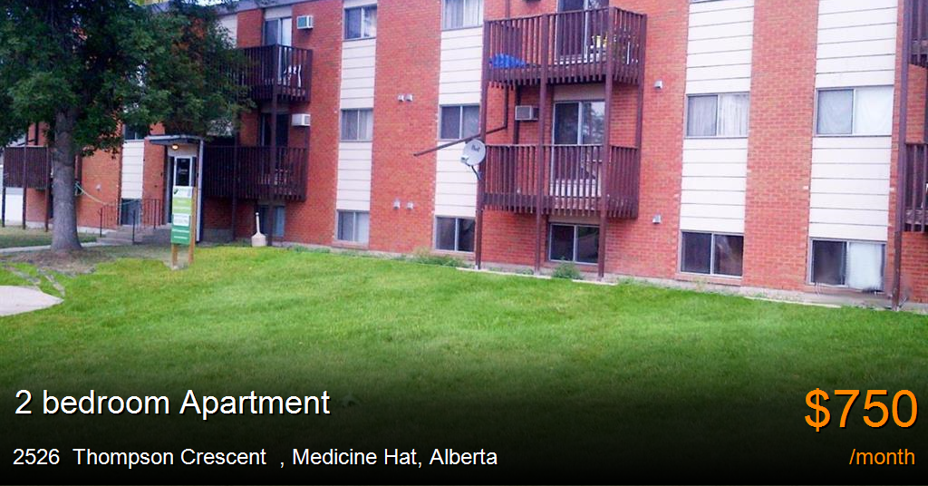 2526 thompson crescent, medicine hat Apartment for Rent