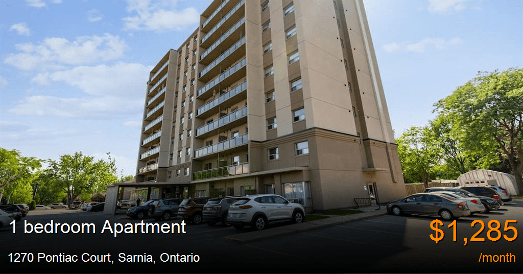 1270 Pontiac Court, Sarnia Apartment for Rent