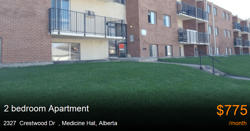 2327 crestwood dr, medicine hat Apartment for Rent