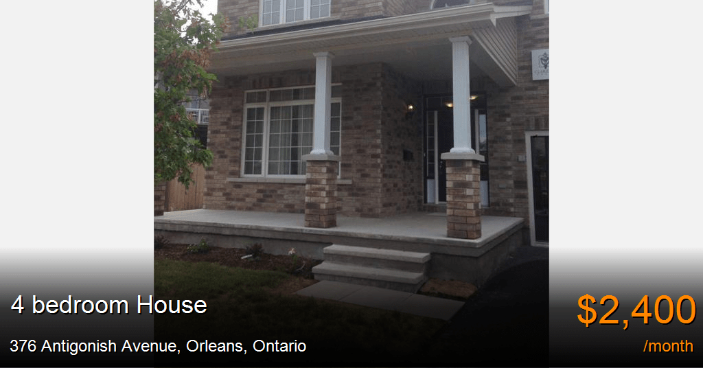 376 antigonish avenue, orleans House for Rent