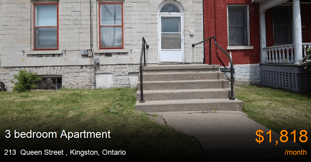 213 queen street, kingston Apartment for Rent