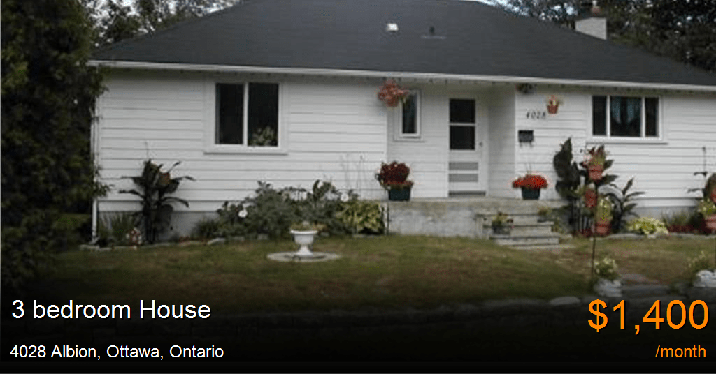 4028 albion, ottawa House for Rent