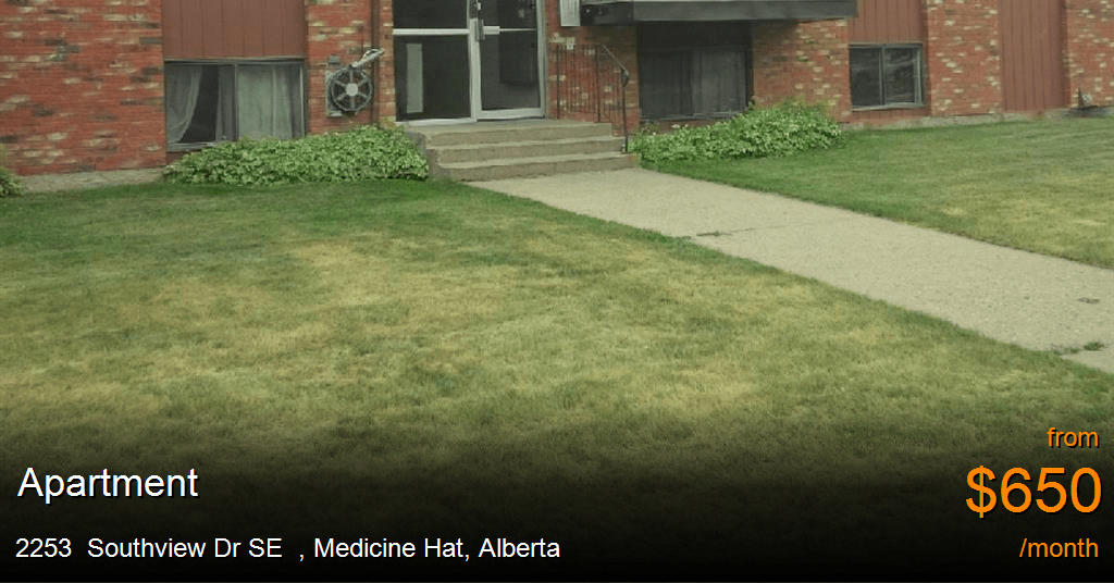 2253 southview dr se, medicine hat Apartment for Rent