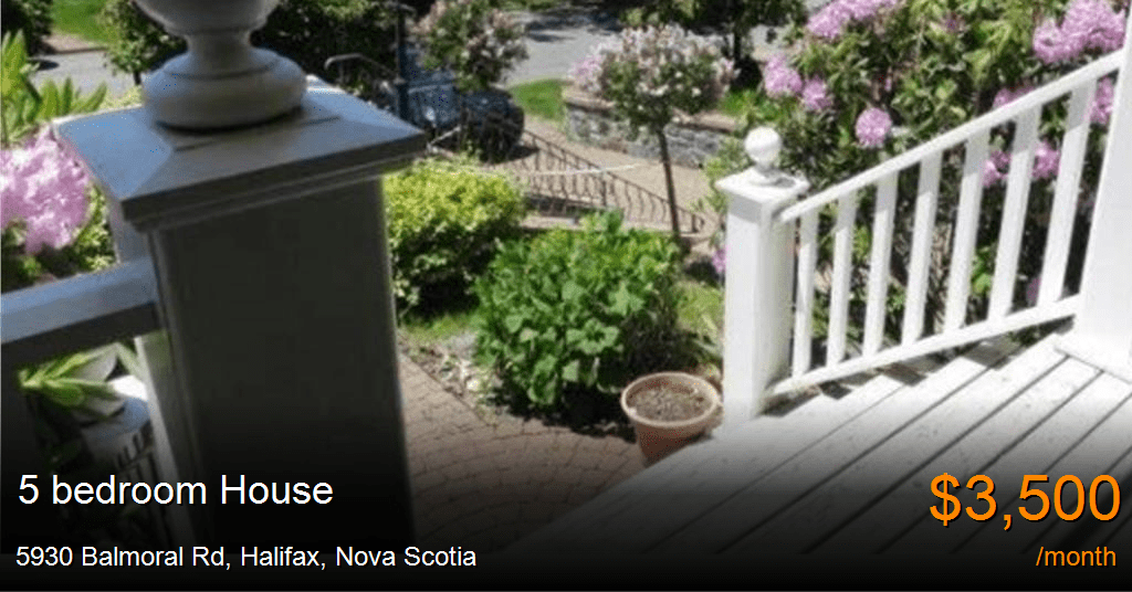 5930 balmoral rd, halifax House for Rent