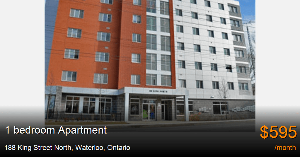 188 king street north, waterloo Apartment for Rent