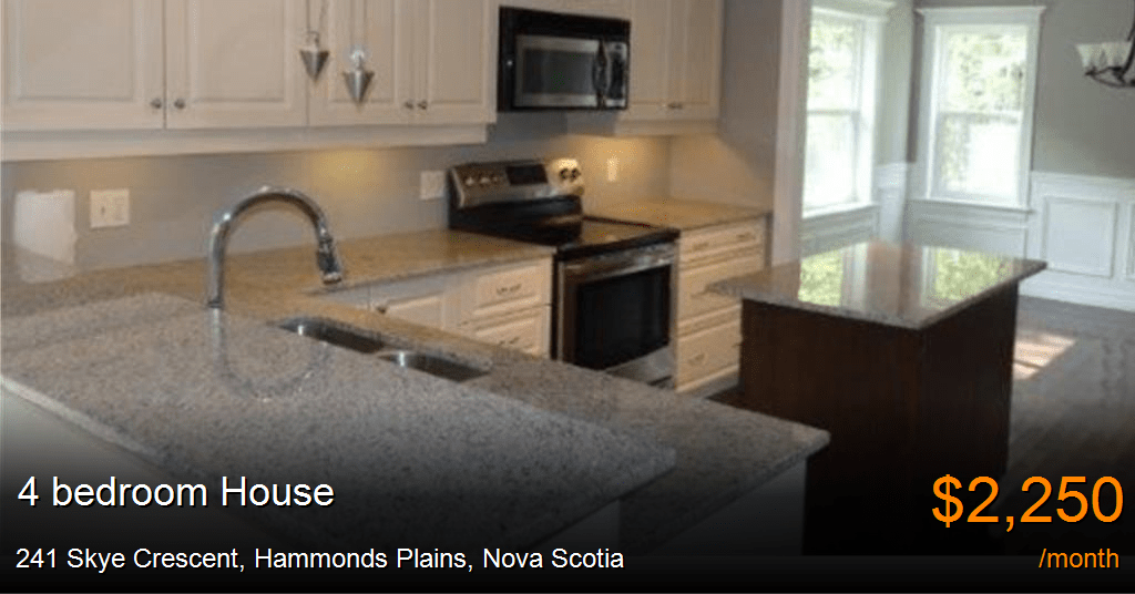 241 skye crescent, hammonds plains House for Rent