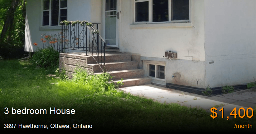 3897 hawthorne, ottawa House for Rent