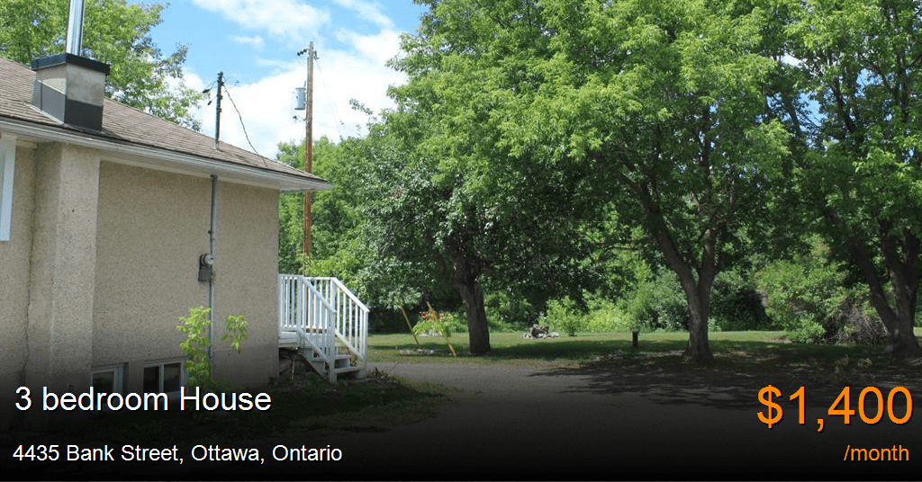 4435 bank street, ottawa House for Rent