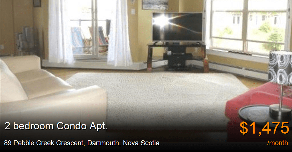 89 pebble creek crescent, dartmouth Condo Apt. for Rent