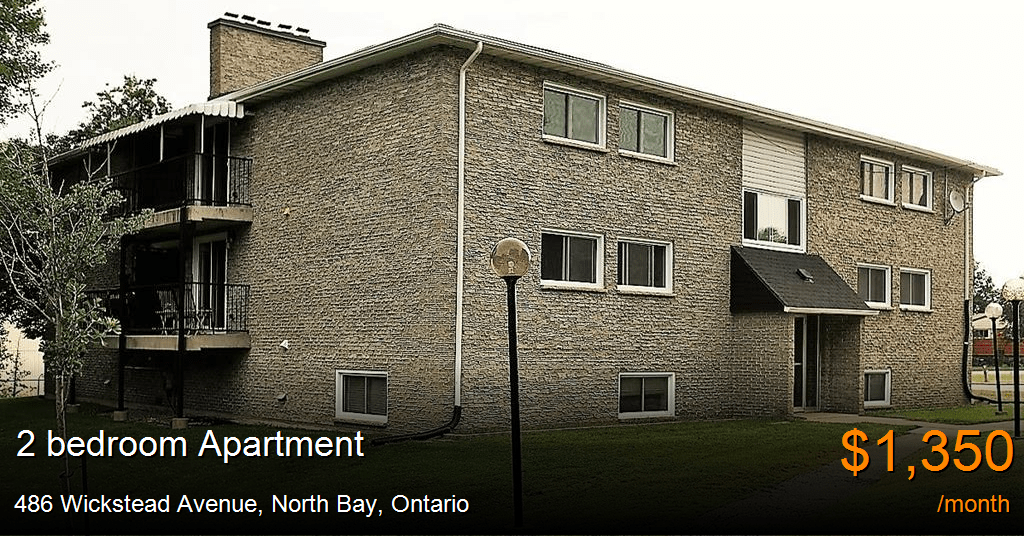486 wickstead avenue, north bay Apartment for Rent
