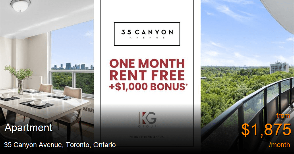 35 canyon avenue, toronto Apartment for Rent