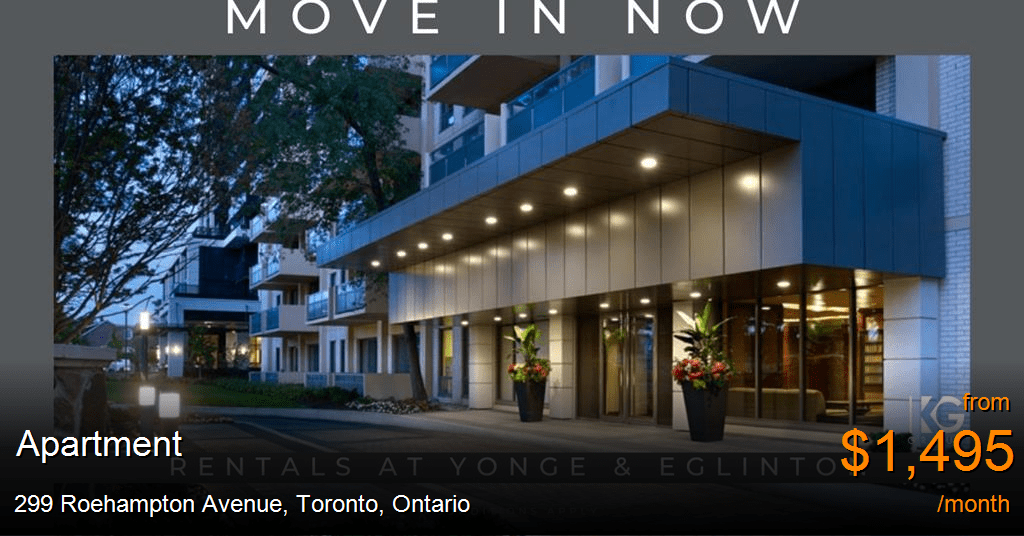 299 Roehampton Avenue, Toronto Apartment for Rent