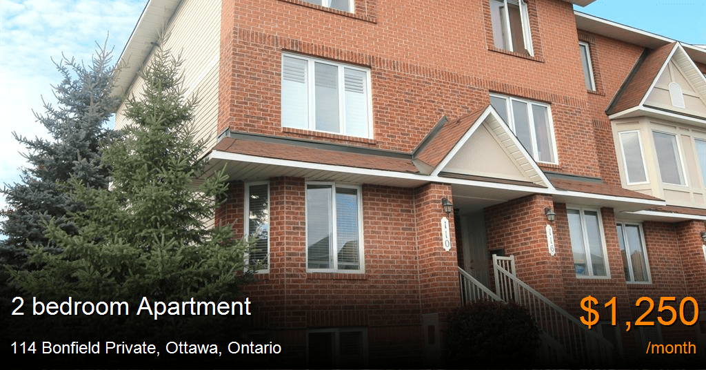 114 bonfield private, ottawa Apartment for Rent