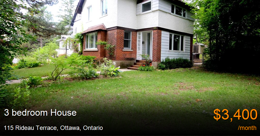 115 rideau terrace, ottawa House for Rent