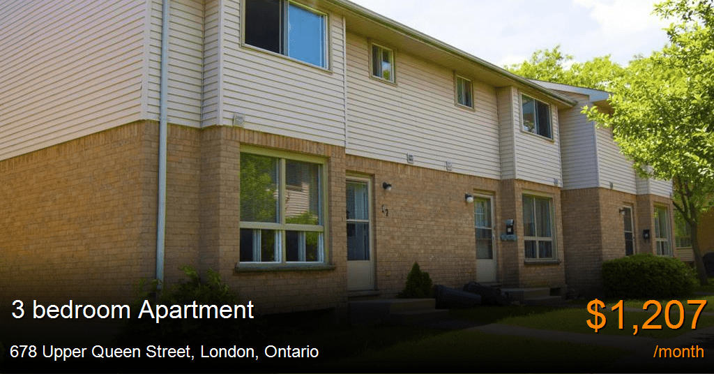 678 upper queen street, london Apartment for Rent